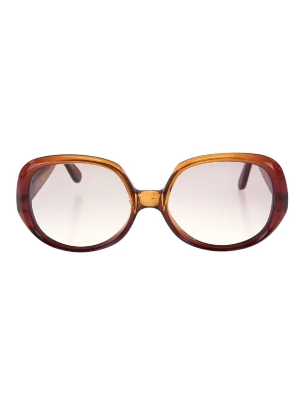 Dior Vintage Optil 54 18 Brown Acetate Sunglasses Frame Eyewear